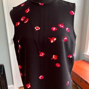 Kate Spade Cherry Blossom Blouse - sleeveless Sz10